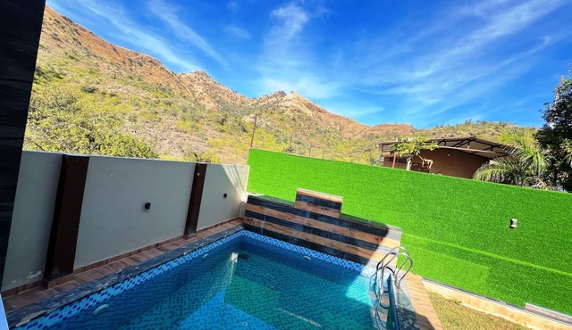 GoBravo 2BR Luxury Villa with Private Pool Udaipurnn