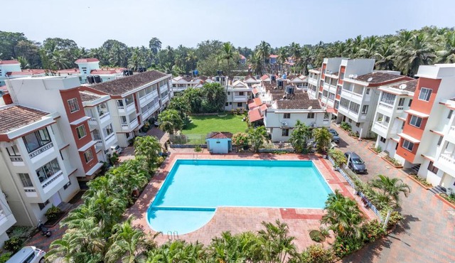 Ground Floor Studio With S Pool 3 Min Ride To Benaulim Beach