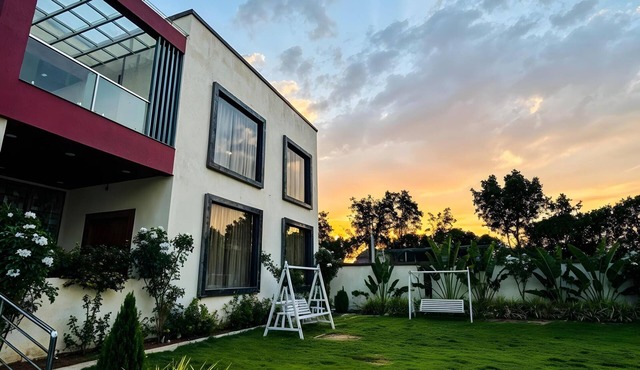 Haritha Vanam Farm 4BR -Box Cricket By Homeyhuts