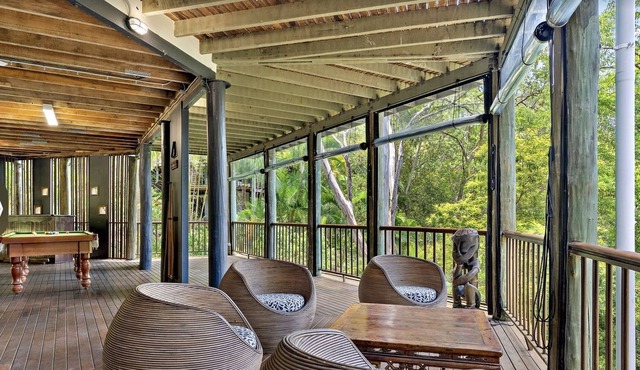 Huge rainforest treehouse in Sunshine Coast in Buderim