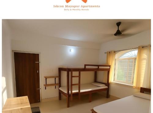 ISKCON Mayapur Apartment - Daily & Monthly Rental - PRIME Location - SERVICED Apartment - NEAR MAIN ISKCON TEMPLE