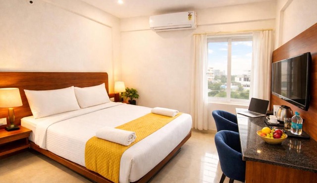 Keerthis Elite near Kempegowda international airport hotel