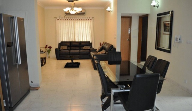 Lake front luxury three bedrooms fully furnished air-conditioned apartment in Dhaka