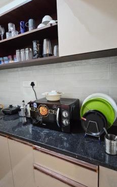 Lavish 1bhk Equipped Kitchen & Balcony