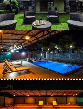 Lifeline Villas - Exclusive 2bhk Taraangan Farm With Huge Private Pool And Lawn Area