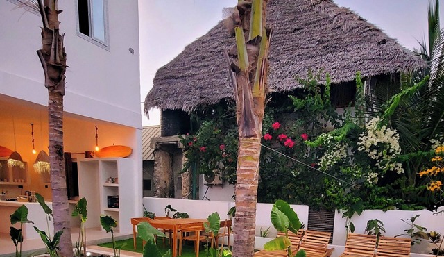 Lush Private Villa & Pool, 90m to Paje Beach, ZNZ in Paje Beach