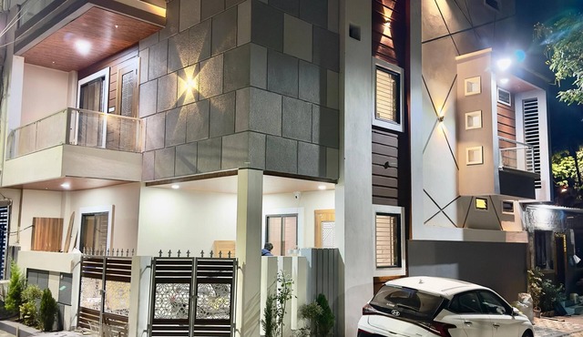 Luxury 3bhk villa perfect for families and friends with a rooftop party hall