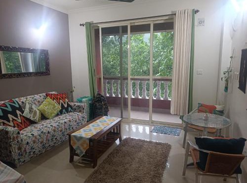 Luxury Apt near Palolem Beach, WFH with Forest view