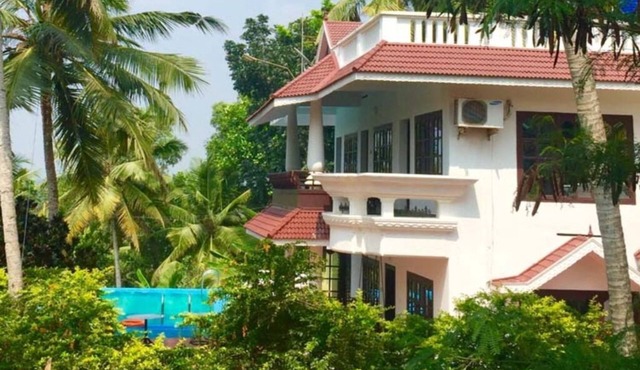 Luxury guest house in poovar backwaters islands.