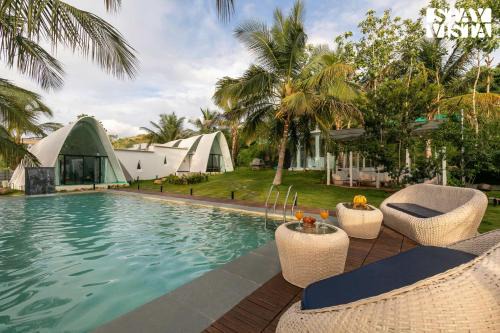 Luxury Shwaas Villa in Mysore with Private pool and landscape