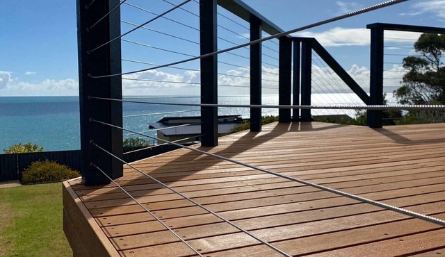 Ocean Blue KI. Absolute ocean front, free WiFi in Penneshaw