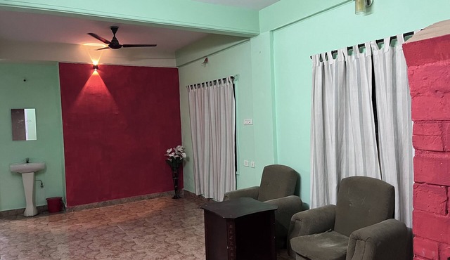 One Private room with hall and kitchen-Fully furnished