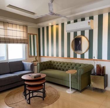 One Uptown 301 Central Stylish 3 BHK loft