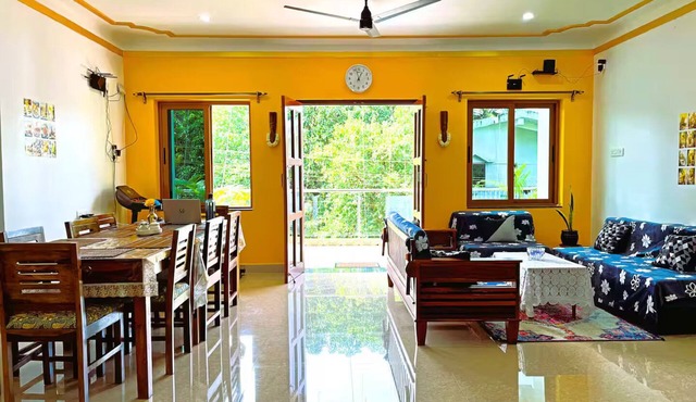 Peaceful Riverside Villa with AC Rooms