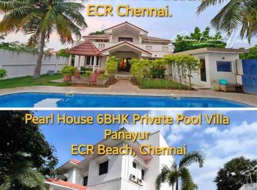 Pearl House Villa Panayur & Uthandi 4BHK VIlla with Private Pool ECR Beach, Chennai
