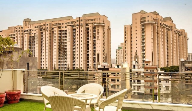 Relaxing 1 Bhk service apartment with balcony Gym