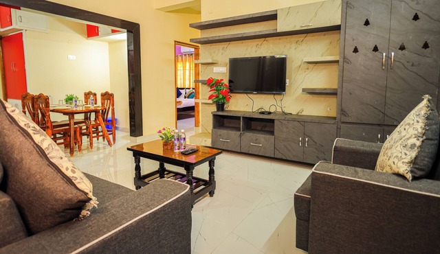 Rustic 2BHK Home Stay With AC Bedrooms