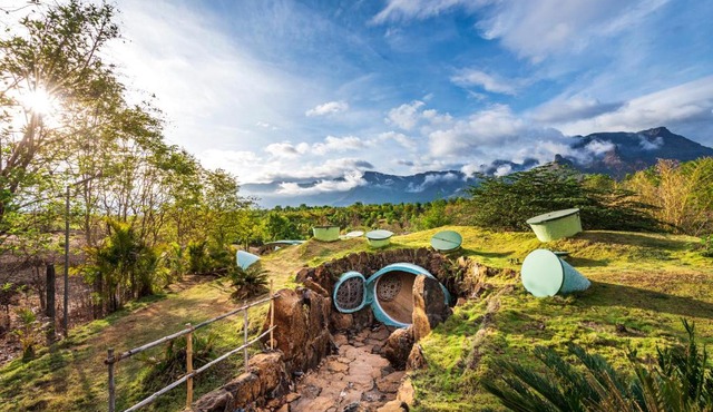 SaffronStays AsanjA Dragonfly - 3 BR India first earth sheltered home