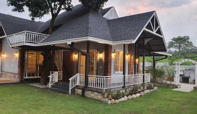 SaffronStays Doon Hideout, Dehradun - luxury villa with plunge pool, lawn and barbeque