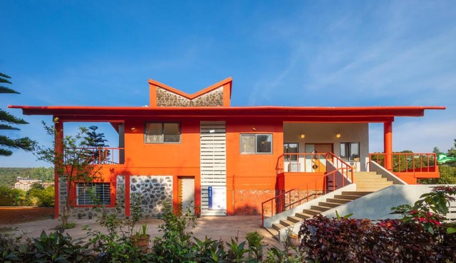SaffronStays RedFields By Venna River - luxury villa amidst strawberry farms