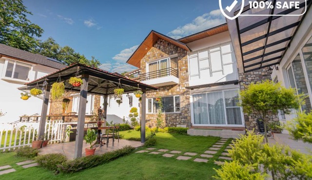 SaffronStays Wildernest - 2-BR Dehradun villa with gazebo, barbecue and mountain views