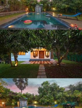 Sea Shell By The Sea Luxurious Villa 3min From Awas Beach Surrounded By Mango Trees