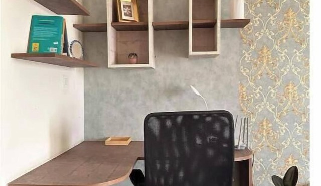 Spacious 2 bhk for family with workspace & kitchen