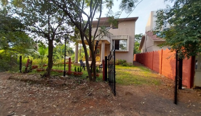Spacious 3bhk Bungalow with Party Terrace, Porch seating and Clubhouse