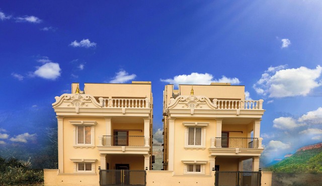 Spacious 4-bedroom villa with WiFi, AC in soothing Tirupati