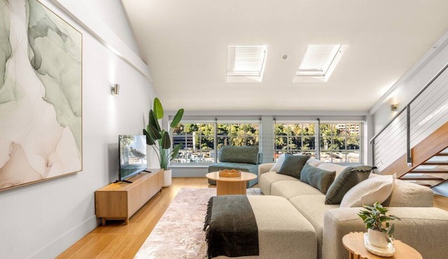 Spacious Waterfront Loft at Woolloomooloo Wharf in Woolloomooloo