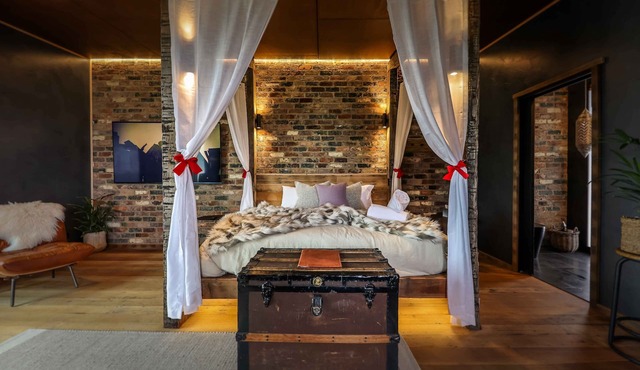 Stay where the world can't find you. Quirky salvage luxury at its very best. in Hepburn Springs