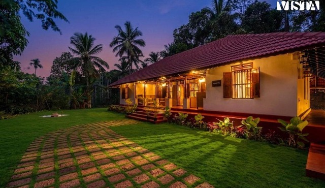 StayVista at Aarzzu with Lawn & Pet Friendly