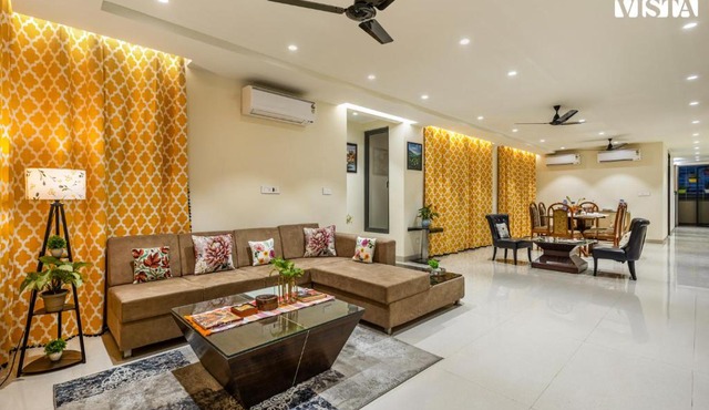 StayVista at Sunrise Apartment with Heater, WiFi