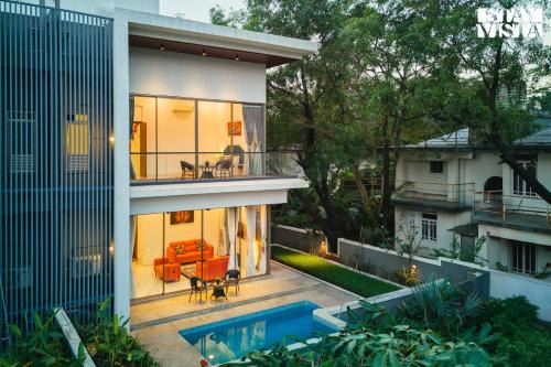 StayVista at Tranquil Crest with Pool & Lawn