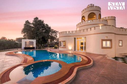 StayVista's Mystic Castle with Terrace, Swimming Pool, Lawn with Gazebo