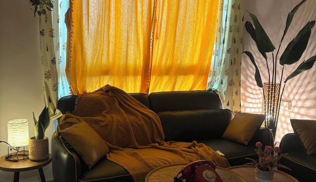 Stylish Boho 2BHK escape with open creek views Thane