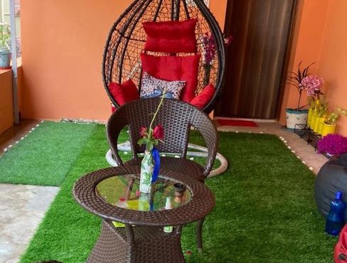 Terrace garden & Unique 1 bedroom AC rental unit in Haldia