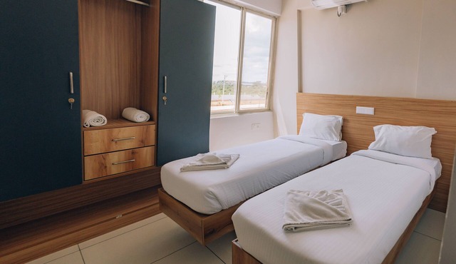 The elite service apartment. Fully furnished on rental basis.