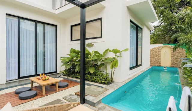 The Opulence Casa Ekam – Luxury 4BHK with Private Pool & Patio, 10 Mins to Beach