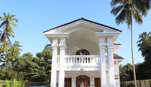 This ultra-luxurious villa with contemporary art deco architecture.