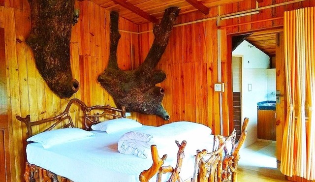 Tree House on Oak Tree at Silent Valley Alchauna Along River Kalsa