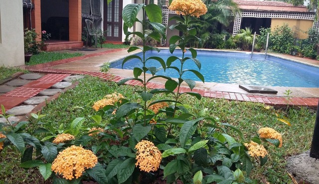 Villa with a private swimming pool.