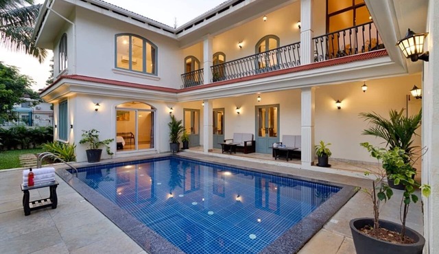 Villa Zarafet private pool Anjuna-Vagator