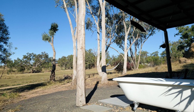 Wake with the Kangaroos: Sunrise Cabin Escape in Mudgee in Frog Rock