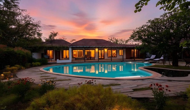 Wander Beyond by StayVista - Featuring a Bali-themed abode and a refreshing swimming pool