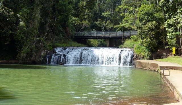WATERFALL ACROSS THE ROAD in Upper Barron