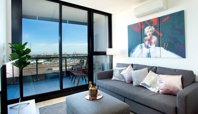Well connected North Melbourne Escape with Balcony in West Melbourne
