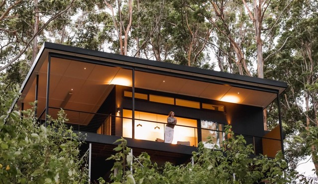 Wild Cabin: Luxury forest retreat, inlet views in Denmark