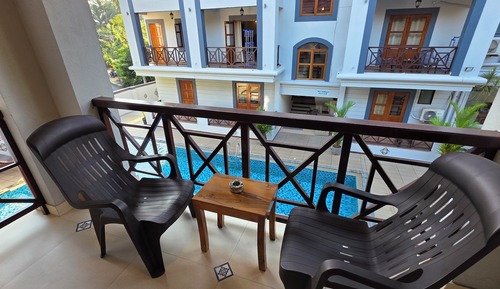 Studio with Pool View