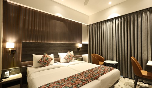 Deluxe Twin Room, Multiple Beds, City View